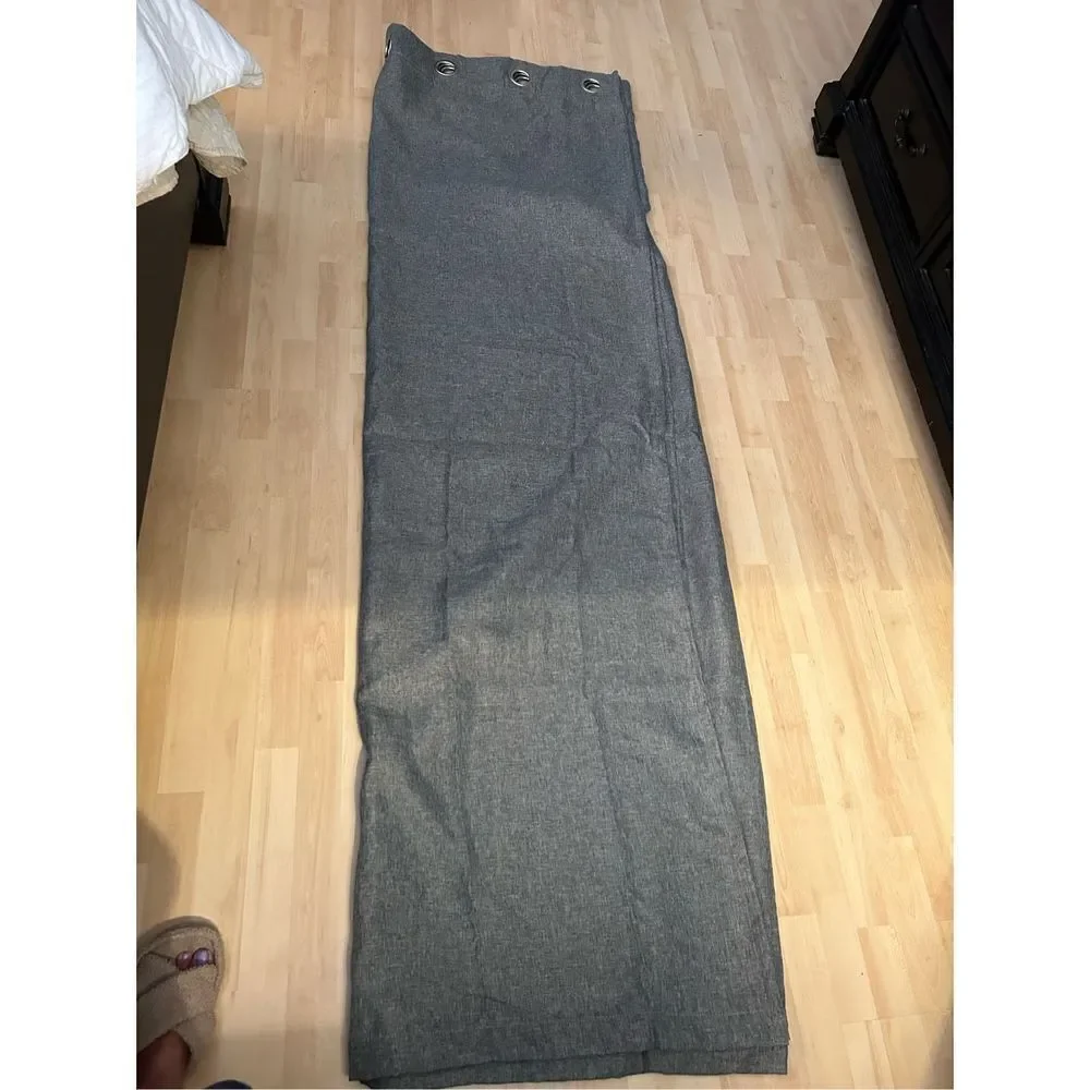 NEW Curtains Linen Look Blackout Grommet W100 x L84